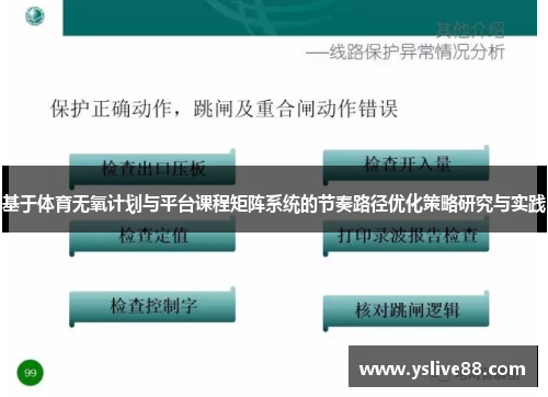 基于体育无氧计划与平台课程矩阵系统的节奏路径优化策略研究与实践